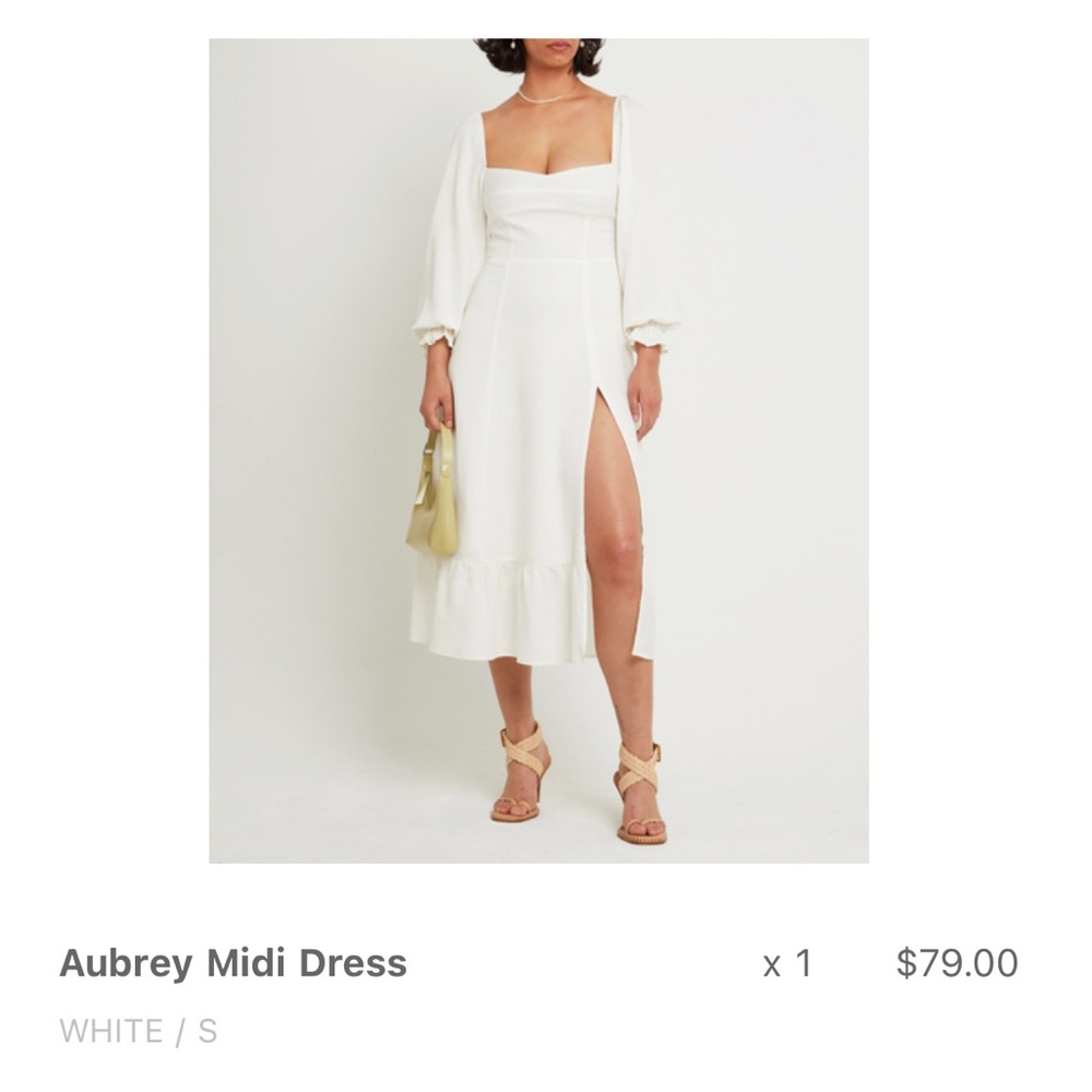OPT Audrey midi dress NWT